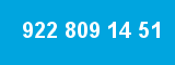 922 809 14 51